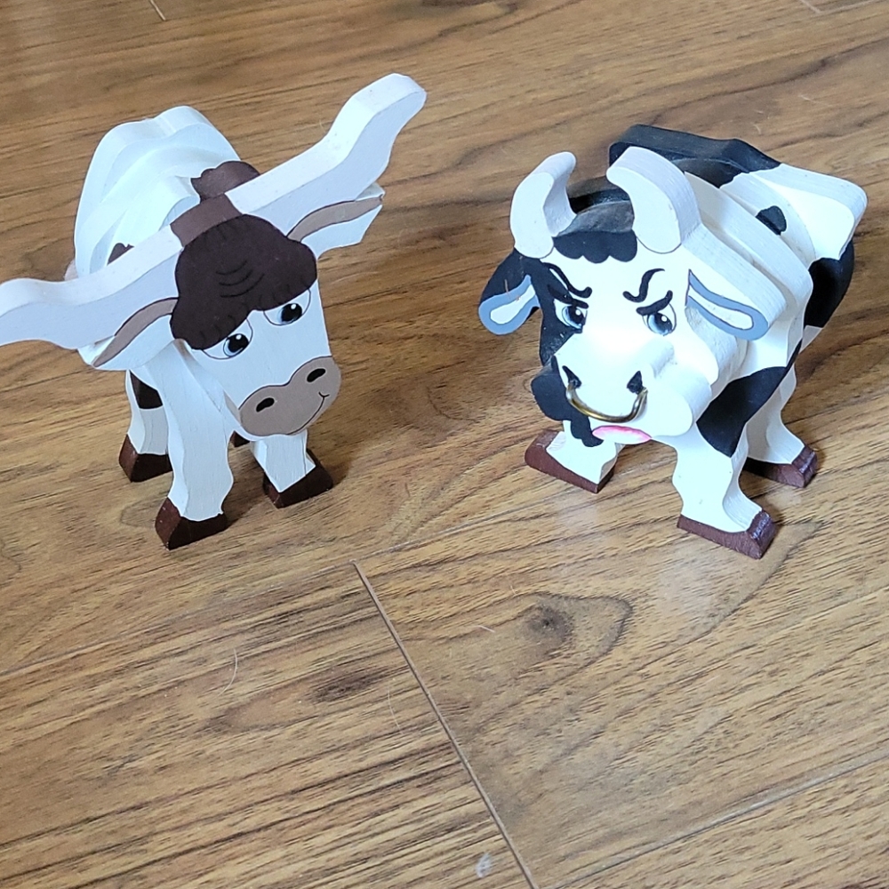 Wood Cows